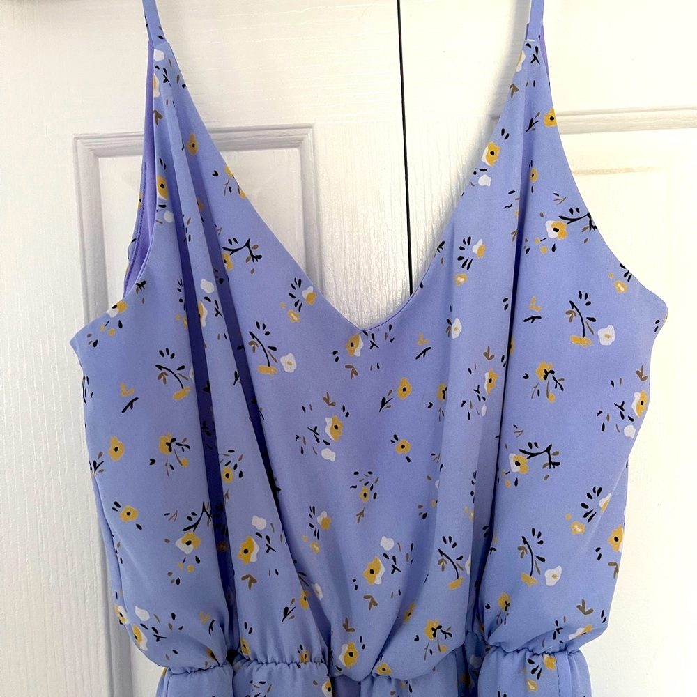 Like new blue floral sundress